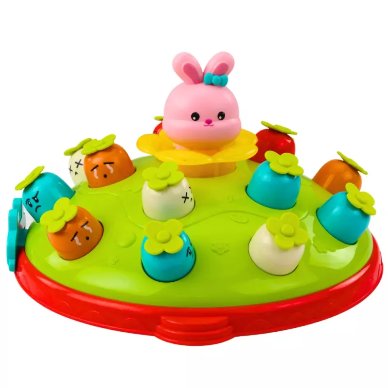 LEAN TOYS Arcade Game Hit Carrots With Hammer Jumping Rabbit