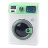LEAN TOYS Children's Washing Machine with Rotating Drum, Lights and Sounds, White and Green
