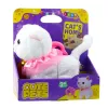 LEAN TOYS Interactive Kitten on a Leash Pink Ruffle Tinkerbell Walks Meows