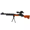LEAN TOYS Toy Sniper Rifle AK-528 with Sight, Tripod, Lights and Sounds