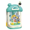 LEAN TOYS Blue Plush Toy Ball Catcher Machine for Kids