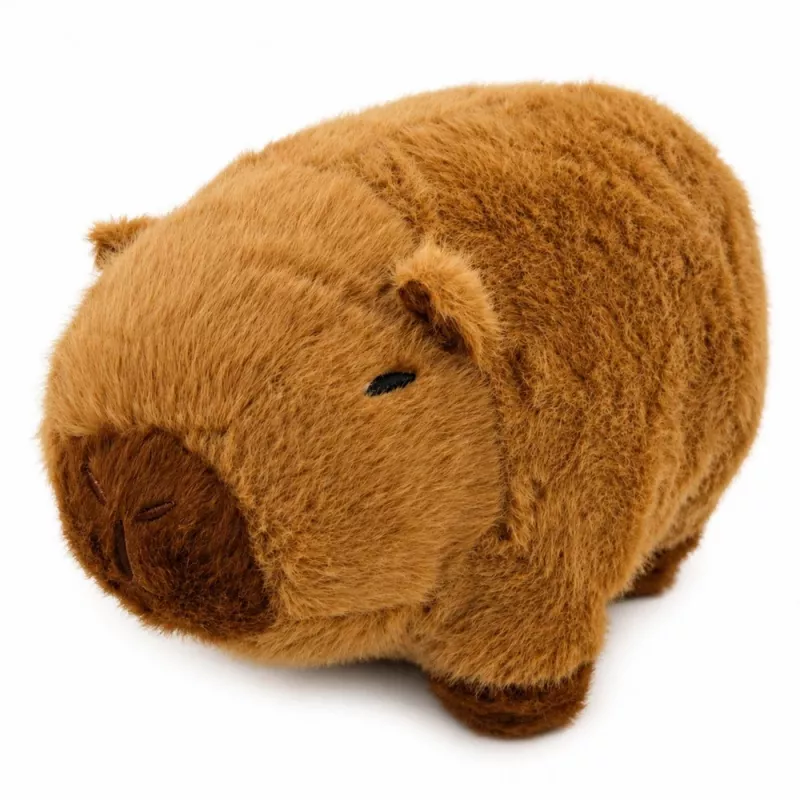 LEAN TOYS Green Avocado with Capybara 2 in 1 Reversible Plush Toy 35 cm