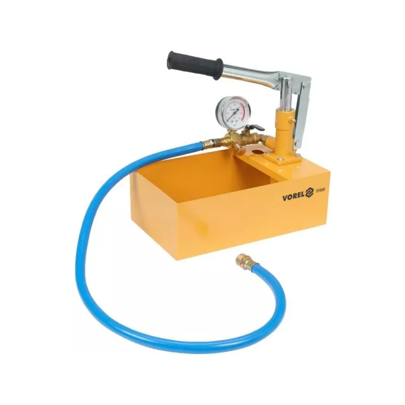 VOREL Manual Pressure Test Pump 50 bar, 12L Tank, R 1/2 inch Connection
