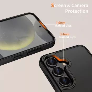 Tech-Protect Magmat Case for Samsung Galaxy S25 Edge Matte Black