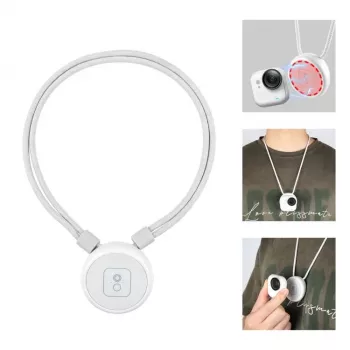 PULUZ Magnetic Neck Mount Lanyard for Insta360 Go Series - White