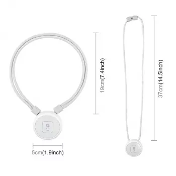PULUZ Magnetic Neck Mount Lanyard for Insta360 Go Series - White
