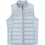 4F Women's Quilted Light Blue Vest F091 - Synthetic Down, Regular Fit, Size M