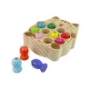 LEAN TOYS Wooden Fish Catching Game 2 Fishing Rods Kitten
