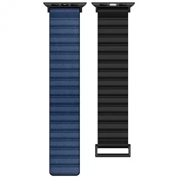 Beline Magnetic Pro Apple Watch Strap 38/40/41mm Black/Blue