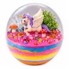 LEAN TOYS Crystal Growing Experiment Kit Unicorn Terrarium DIY Lights