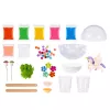 LEAN TOYS Crystal Growing Experiment Kit Unicorn Terrarium DIY Lights