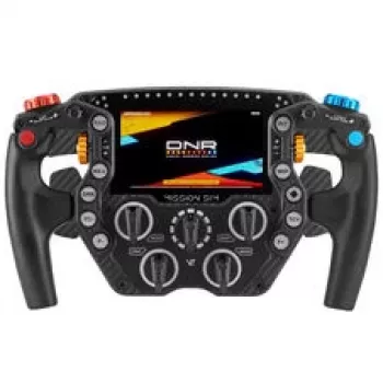 VPG Sim Mission Sim Racing Steering Wheel, 5-Inch Touch Display, ARGB, 290mm - Black