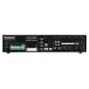 AUDAC COM12MK2 120W PA Mixer Amplifier with 100V/70V/4Ω Outputs, 2 Mic/3 Line Inputs, Priority & Phantom Power, 2U Rack Mount, Black