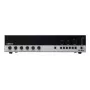 AUDAC COM12MK2 120W PA Mixer Amplifier with 100V/70V/4Ω Outputs, 2 Mic/3 Line Inputs, Priority & Phantom Power, 2U Rack Mount, Black