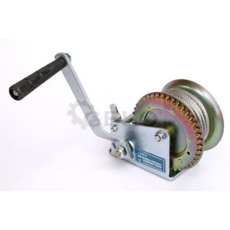 Hand Crank Winch 850 kg with 10m Galvanized Steel Cable