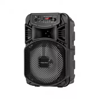 Kruger & Matz Music Box Portable Wireless Speaker 10W Bluetooth 5.0 TWS FM Radio AUX microSD USB Black