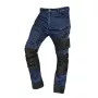 NEO TOOLS Denim Work Trousers with Oxford Reinforcements, Navy Blue, Size XXL (81-360-1-XXL)