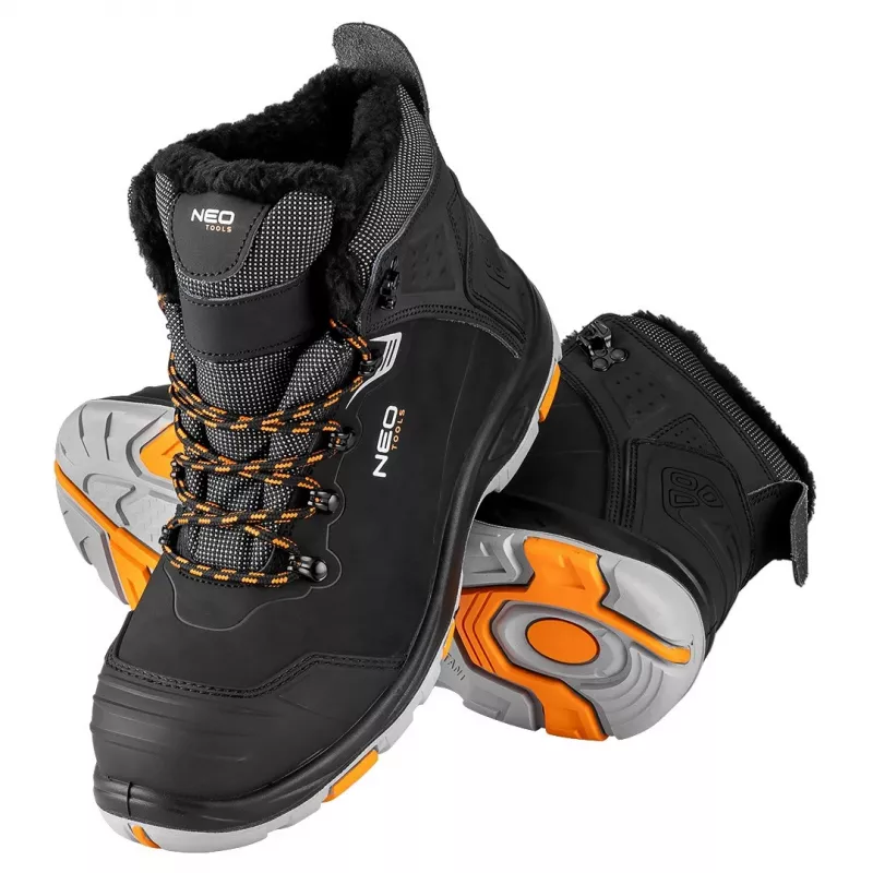 NEO TOOLS Insulated Safety Boots S1 SR CI FO, Composite Toe Cap, Size 39