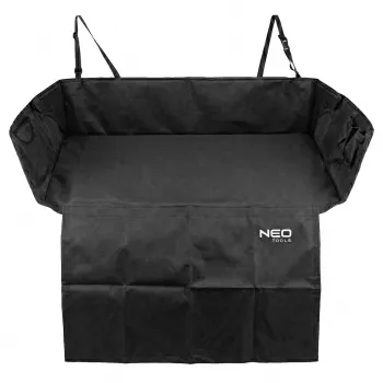 NEO TOOLS 11-474 Universal Trunk Protective Mat for Cars, SUVs and Station Wagons, Waterproof, Dirt and Scratch Resistant, Black, 145 x 120 cm