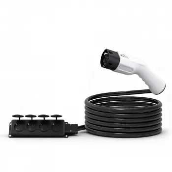 AKYGA AK-SC-E27 V2L Adapter Type 2 to 4x Schuko 16A 3m