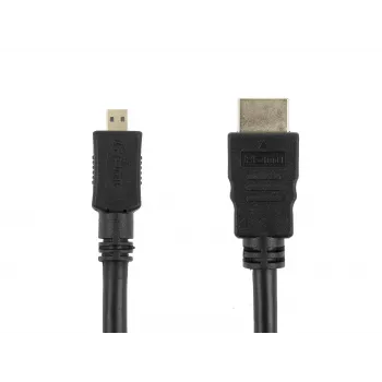 Accura HDMI to Micro HDMI Cable 1.8m 4K High-Speed with Ethernet Black