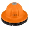 NEO TOOLS 11-136 Hub Cleaning Wheel Set, 150 mm, 1/2 inch Drive, Non-Woven Abrasive Disc for Rust Removal