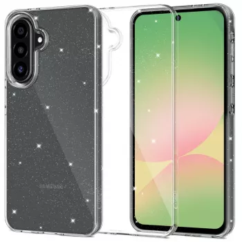 Tech-Protect FlexAir Case for Samsung Galaxy A57 5G - Transparent Glitter