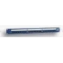 EMITERNET 19 inch 24-Port Cat.6 UTP Patch Panel with Shelf, Blue, PoE