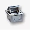 BACHMANN Mini Countertop Box 3M - Tabletop Box for Mounting Standard Sockets 22.5x45 mm (45x45 mm) Tilting, White