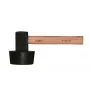 BAHCO MLO 1.5 BRU1 Paving Hammer with Rubber Head 1.5 kg, 400 mm Fiberglass Handle