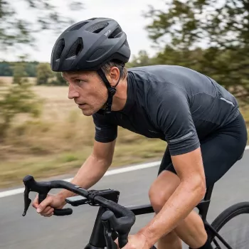 Kask Active Matte Black LED Helmet Size L VA0424BML Vayox