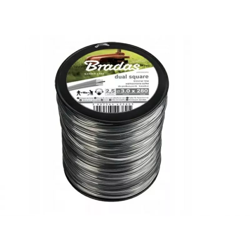 Bradas ZRK3025KG Plant Tie Wire 30m Green, 2.5mm Steel Core with Plastic Coating and Cutter