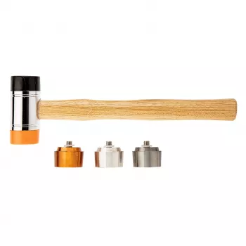NEO TOOLS Soft-Face Hammer with Interchangeable Tips 660 g, 45 mm, Fiberglass Handle