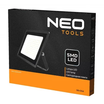 NEO TOOLS 99-054 20W COB LED Rechargeable Spotlight with Power Bank, 1800lm, IP54, 6500K