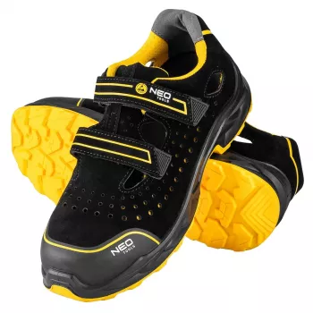 NEO TOOLS S1P ESD SRC Safety Sandals with Composite Toe Cap, Size 43