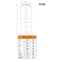 NEO Tools 81-228-XXL Protective Work Trousers, Grey/Black, XXL, 65% Polyester 35% Cotton, 267 g/m², 10 Pockets, Reinforced Knees, Reflective Elements, EN ISO 13688:2013