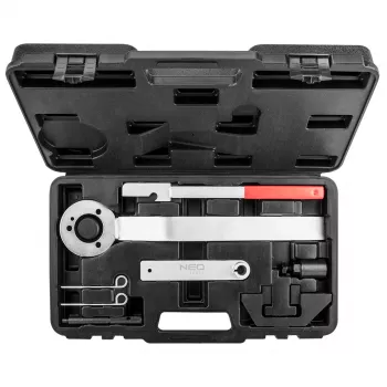 NEO TOOLS Diesel Engine Timing Tool Kit for BMW, Land Rover, Opel (M41, M47, M57, TD4, TD6, X25DT, Y25DT) - 15-20 Piece Set in Blow-Molded Case