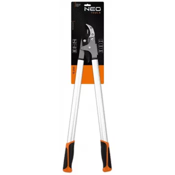NEO TOOLS 15-252 Bypass Pruning Shears 200 mm, PTFE Coated High Carbon Steel Blade, Ergonomic Handles with Safety Lock