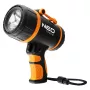 NEO TOOLS 99-114 Searchlight Lamp 1000 lm with Power Bank, IPX4 Splash-proof, Black/Orange