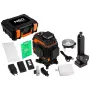 NEO TOOLS 75-141 3D Laser Level, 16 Lines, Green Beam, Case, Target Plate, Magnetic Holder, Charger