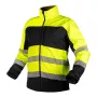 NEO TOOLS Softshell Warning Work Jacket Yellow-Black XXXL