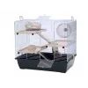 INZ INTER-ZOO Pinky 3 Zinc Black Rodent Cage 500x330x455 mm