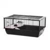 INZ INTER-ZOO Bob + Wood Small Animal Cage Black 780x480x360 mm