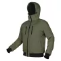 NEO TOOLS Insulated Jacket with Hood OUTDOOR, Green, Size XXL