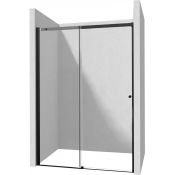 DEANTE Sliding Shower Door 170 cm - Chrome Frame, Clear Tempered Glass