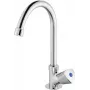 DEANTE BEZ 062L Chrome Single-Lever Kitchen Faucet with 360° Swivel Spout and Water-Saving Aerator