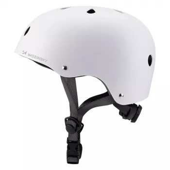 WOZINSKY BMX/Scooter Helmet Lightweight 48-52 cm - White