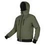 NEO TOOLS Insulated Jacket with Hood Outdoor, Green, Size XL