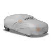 NEO TOOLS Multi-Layer Waterproof Car Cover XL, 2-Layer PEVA, UV Protection, Elastic Hem, Tie-Down Straps, Grey