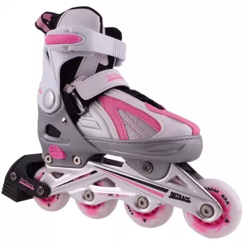 OUTDOOR EDGE Outrace Volt Grey-Pink Adjustable Inline Skates EU 37-40